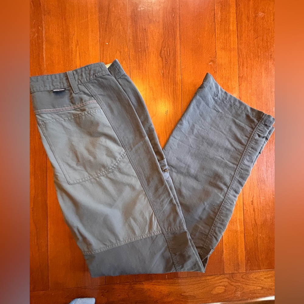 Patagonia Cargo Hiking Pants SZ 6 Gray Quandar Utility Leightweight Gorpcore - Picture 9 of 9
